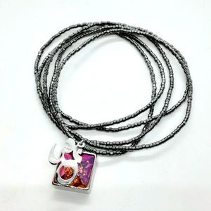 34 inch stretch wrap seed bead bracelet